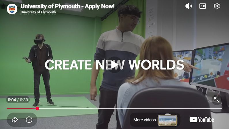 Play Video - Join the University of Plymouth
